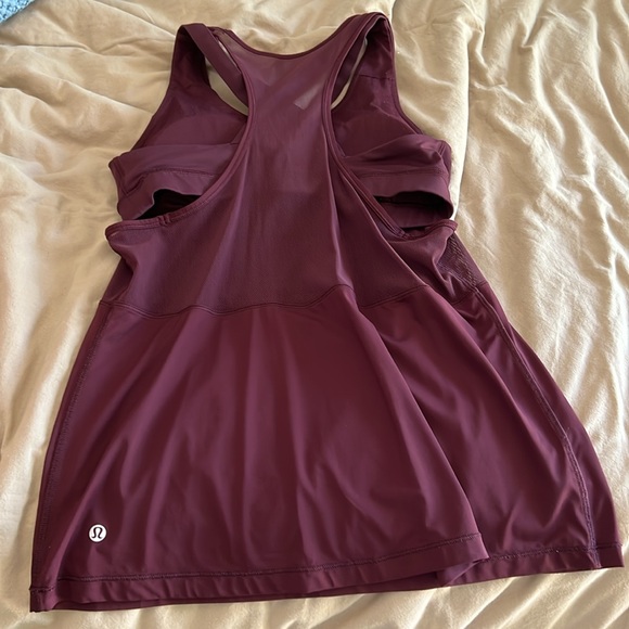 Lululemon tank with attached bra - Picture 2 of 4